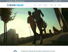 Tablet Screenshot of caloriecloud.org